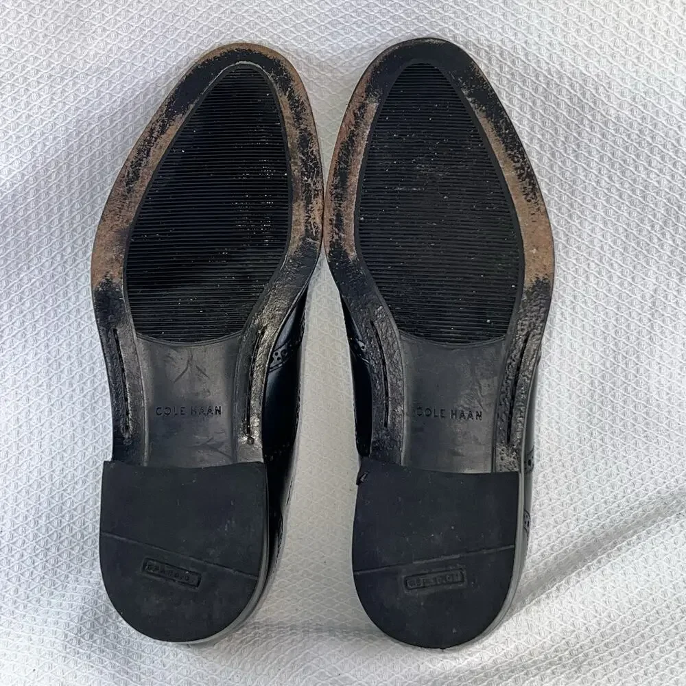 Cole Haan Grand.ØS Wingtip Oxford Dress Shoes Black Leather Men’s 10M